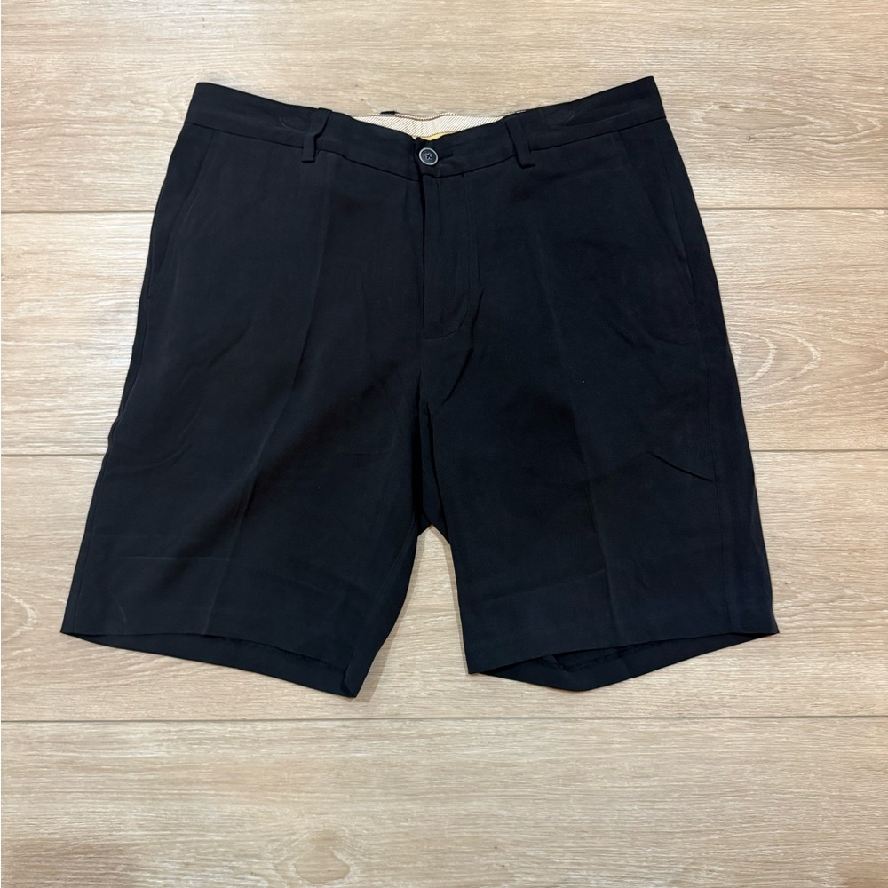 Tommy Bahama Black Flat Front Men's Shorts